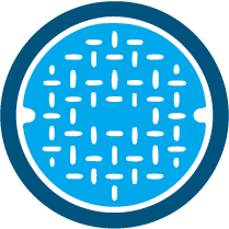 sewer line service icon