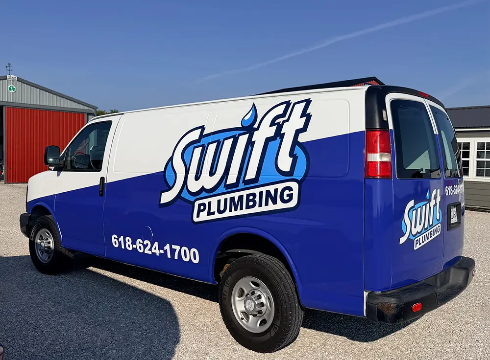 The Swift Plumbing Company service van